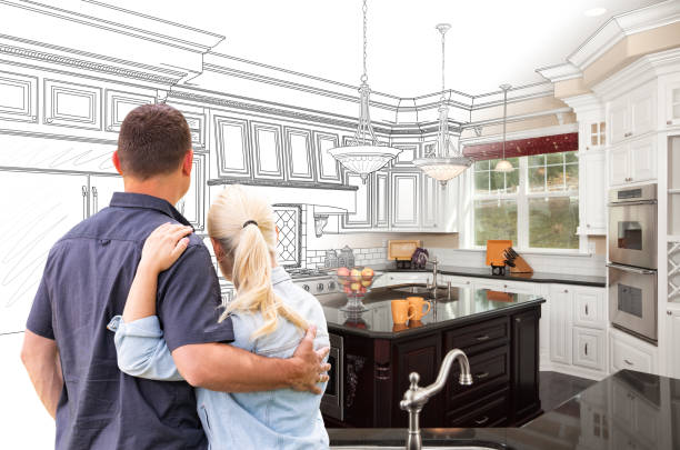 Professional Cabinet Refacing technician working in Carrollton, TX